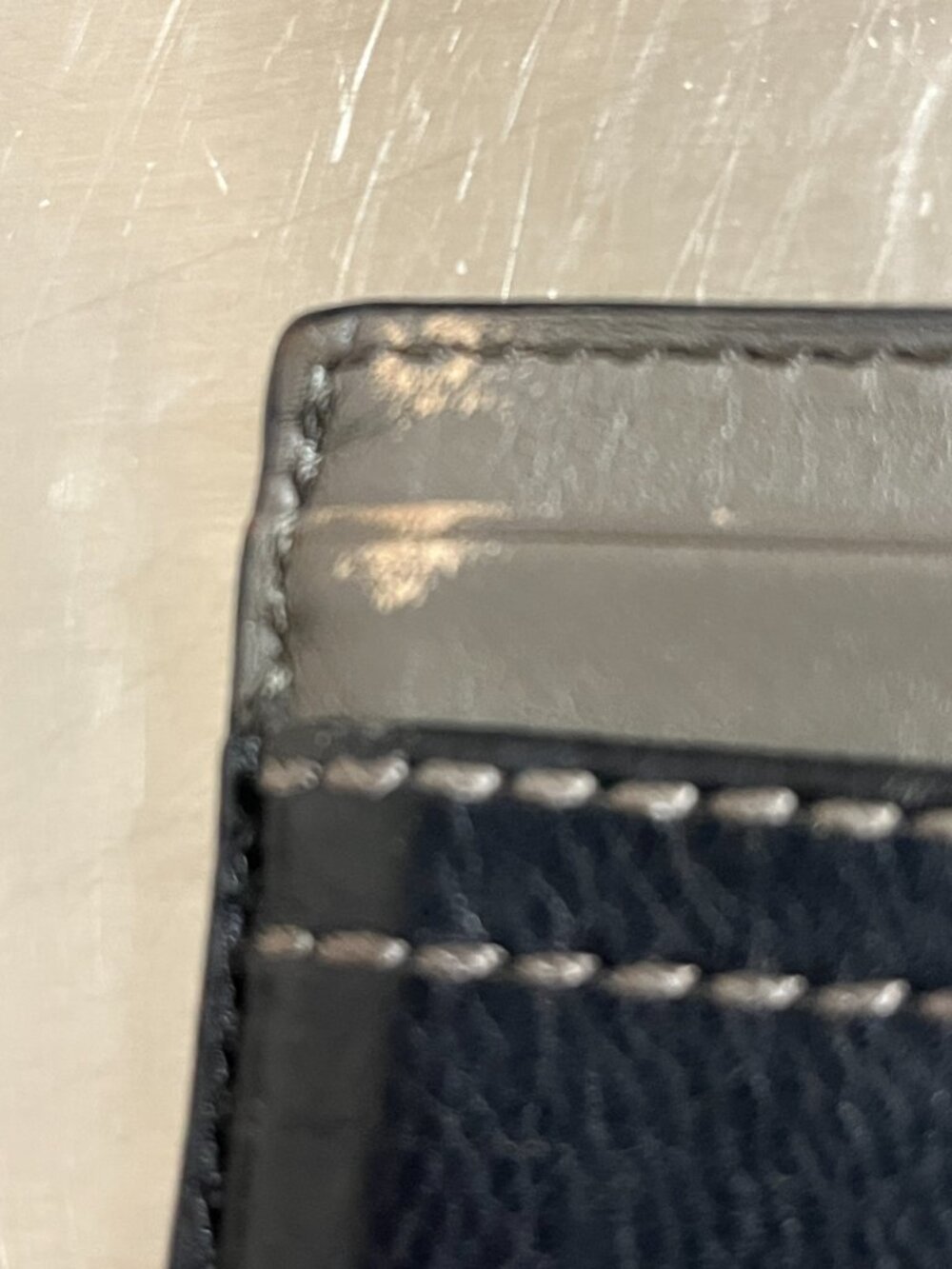COACH Gray & Black Card Holder - Picture 4 of 4
